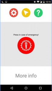Emergency button for women